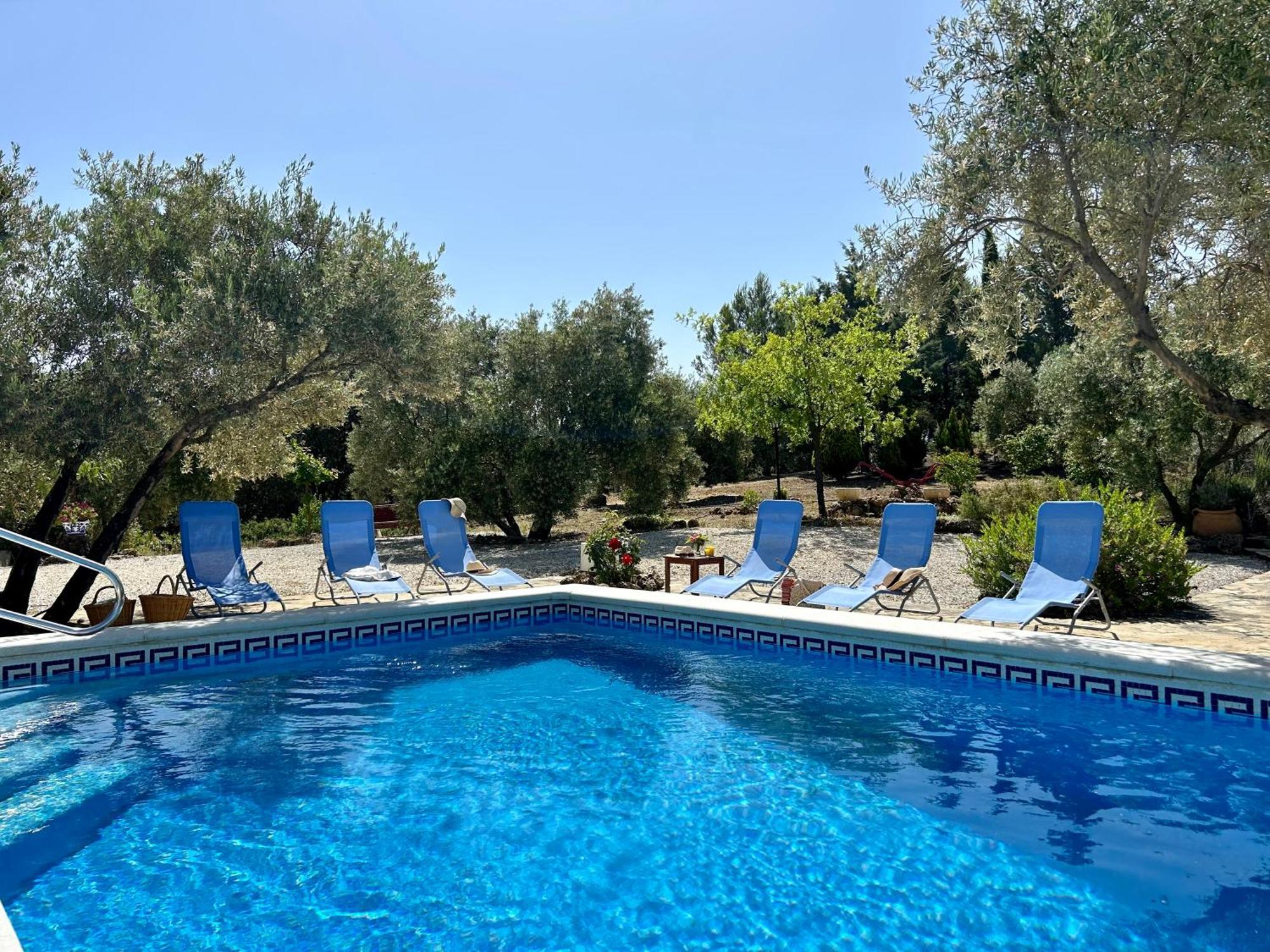 Refugio Andaluz Con Piscina Entre Olivos Villanueva de Tapia Bagian luar foto