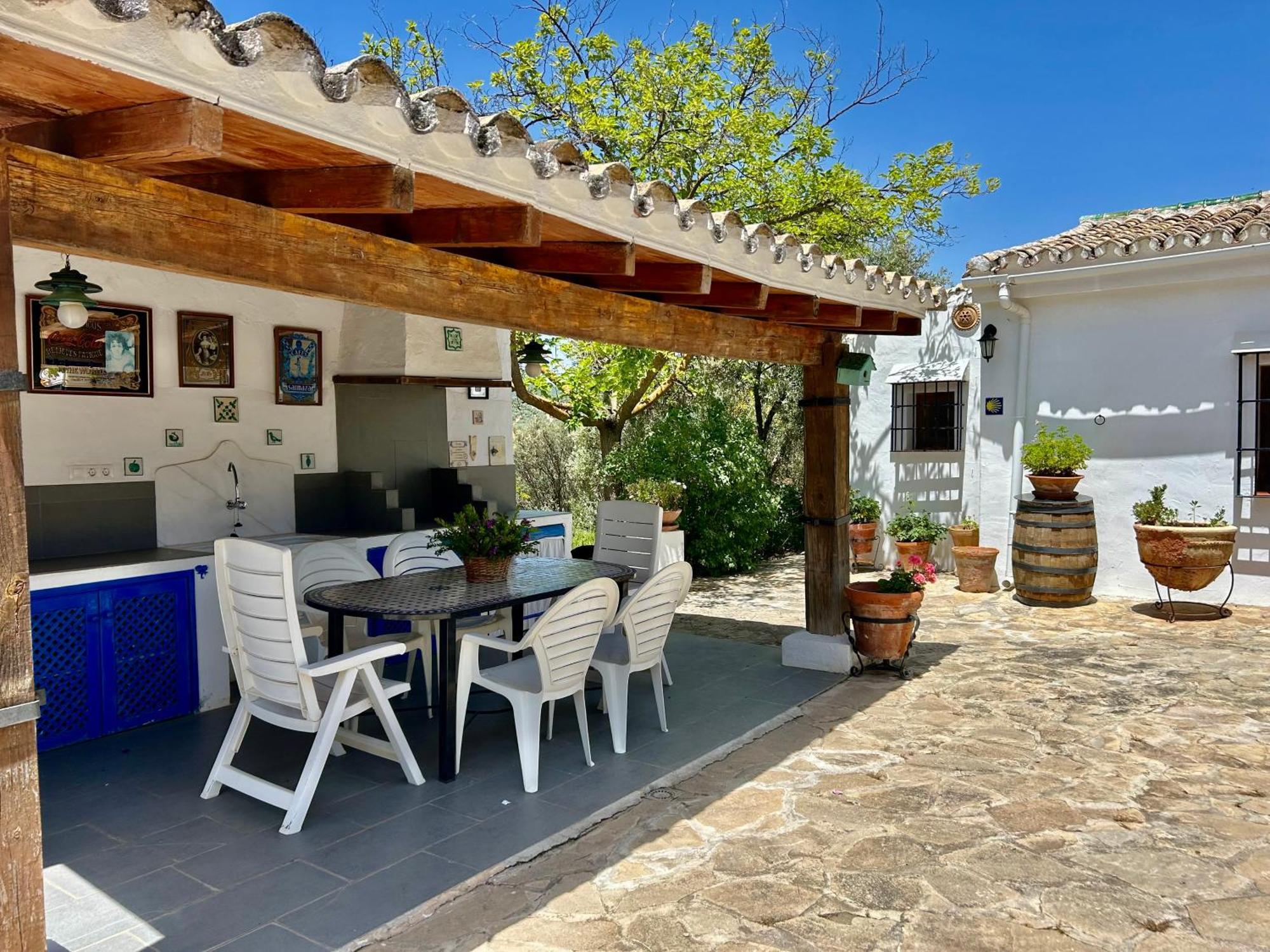 Refugio Andaluz Con Piscina Entre Olivos Villanueva de Tapia Bagian luar foto